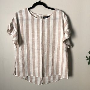 Linen shirt sleeved top!